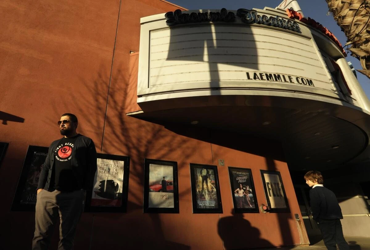 Laemmle Theater Newhall movie screening room