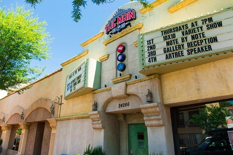 The MAIN theater performance stage in Newhall